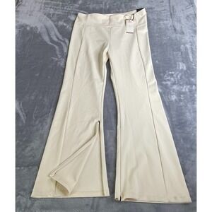 Calia Womens Pants Chantilly XXL Sculpt Flare Zipper Leg Hi Rise Full Length NWT